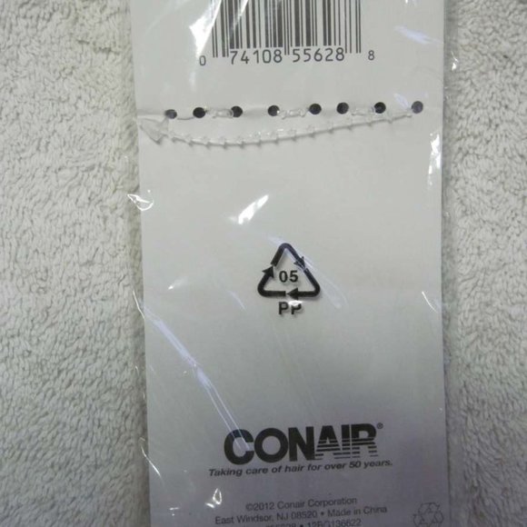 4 Conair Black Flat Wide Metal No Dent Pins Slides Leave No Creases Secure Hold - Picture 8 of 8